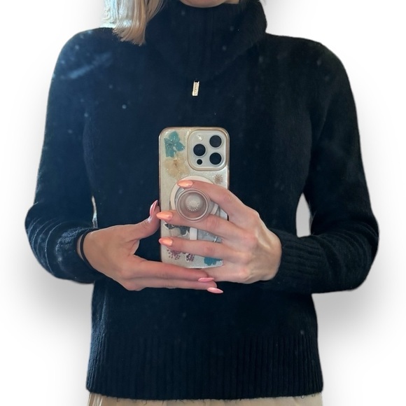 Calvin Klein 1/4 zip quarter zip NEW up sweater black NWT womens size Small S - Picture 5 of 14